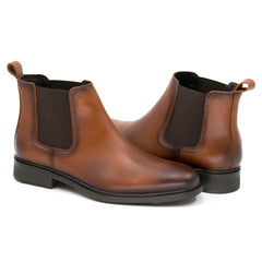 1405  Media Bota  Casual Figo Miel