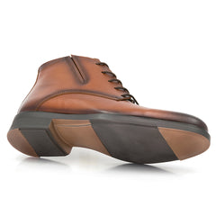 1406  Media Bota  Casual Figo Miel