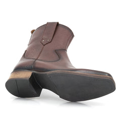 1743 Media Bota Cowboy Stone Shedron