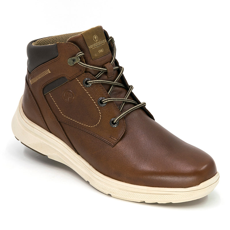 3671  Media Bota Casual Corvo Tabaco