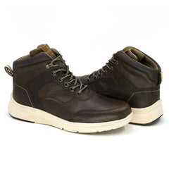 3672  Media Bota Casual Corvo Brown