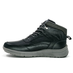 3672  Media Bota Casual Corvo Negro