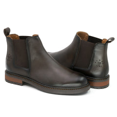 3712  Media Bota  Casual Axel Choco